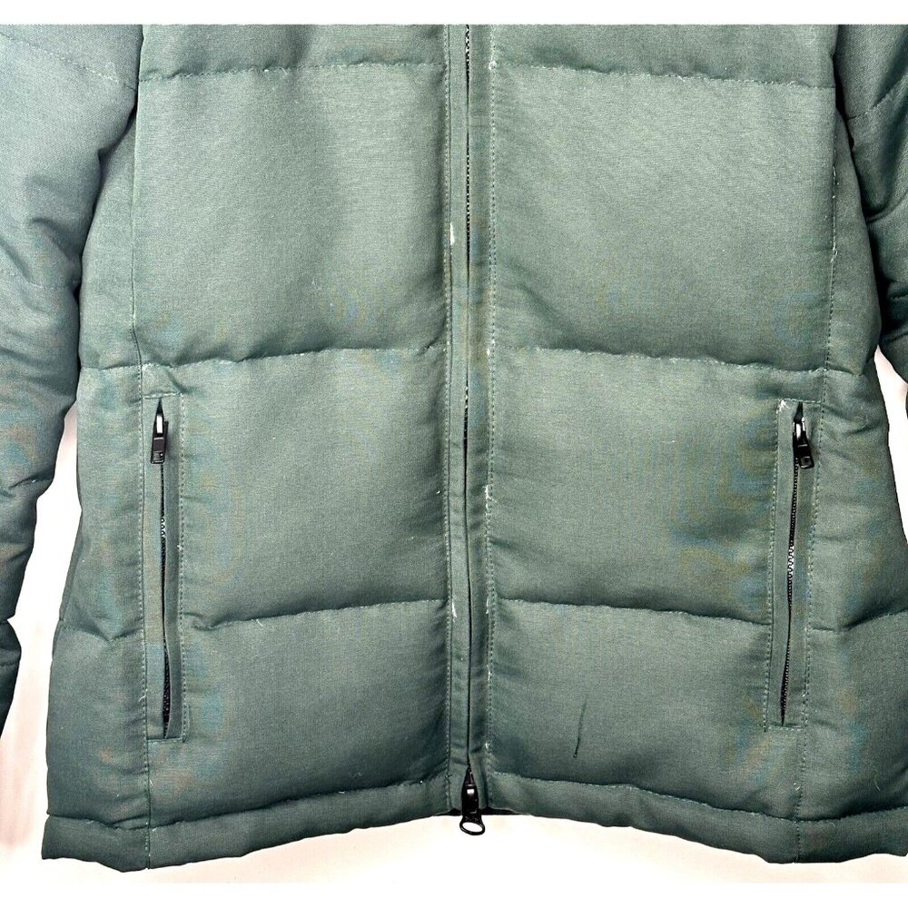 Bluenotes Womens Winter Parka Jacket Down Filled Faux Fur Hood Green Small - Picture 4 of 13